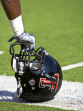 Texas Tech University - Red Raider Helmet Fotografisk tryk af Michael Strong Texas Tech University - Red Raider Helmet Fotografisk tryk af Michael Strong