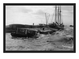 Barge in High Wind Posters by Edwin Levick