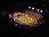 Wake Forest University - Night Aerial of BB&T Field Photographic Print by John Grogan