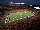 Oregon State University - Night Game at Reser Stadium Photographic Print