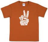 Youth: 'Give Peace a Chance' Peace Fingers T-paidat