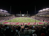 Boston College - Alumni Stadium Fotografisk tryk af John Quackenbos