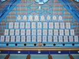 University of North Carolina - Dean Smith Center Retired Jersey Wall Mural Photographic Print