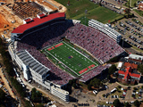 University of Mississippi (Ole Miss) - View Above Vaught-Hemingway Stadium Lámina fotográfica