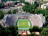 University of North Carolina - Aerial View of Kenan Stadium Photographic Print by Rob Goldberg