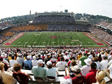 Boston College - Alumni Stadium Photographic Print by John Quackenbos