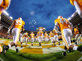 University of Tennessee - Vols Football Fotografie-Druck