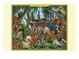 A Pack of Ragtime Irish Setters Prints by Richard Kelly