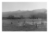 Football Practice Affiche par Ansel Adams