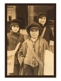 Newsboys Posters by Lewis Wickes Hine