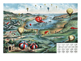 Balloon Game Board Posters