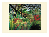 Surprised! Storm in the Forest Print by Henri Rousseau