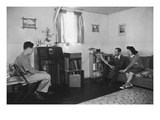 Yonemitsu Family, Son - Michael, Sister - Lucy Toshiko, Father Affiche par Ansel Adams