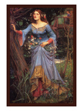 Ophelia Prints by John William Waterhouse