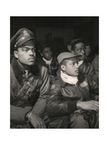 Members of the 332nd Fighter Group Attending a Briefing in Ramitelli, Italy, March, 1945 Posters