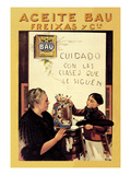 The Young Painter and His Grandmother Posters by E. Vila