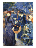 Les Para Pluies Posters by Pierre-August Renoir