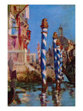 Grand Canal in Venice Prints by Edouard Manet