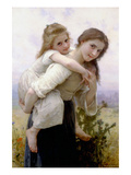 Not Too Much to Carry Láminas por William Adolphe Bouguereau