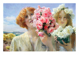 Summer Offering Print by Sir Lawrence Alma-Tadema