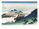 Inumi Pass in the Kai Province Kunstdrucke von Katsushika Hokusai