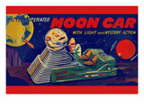 Moon Car Posters
