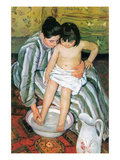 Le bain Poster par Mary Cassatt