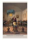 Symbols - Washington as a Free Mason Posters by  Strobridge & Gerlach