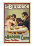 A Barber Cure Poster by  Otis Lithograph Co