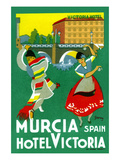 Murcia Hotel - Valencia Spain Print by Garay 