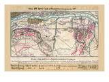 Plan of the Battle of Fredericksburg Prints by Robert Knox Sneden