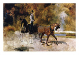 The One Horse Carraige Lámina por Henri de Toulouse-Lautrec The One Horse Carraige Lámina por Henri de Toulouse-Lautrec