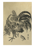 Hen and Chick Posters by Toyohiro Utagawa