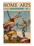 Sprite Needs His Socks Darned by a Dragonfly Who Is Sitting on a Mushroom Photo by  Home Arts