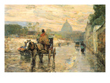La Val De Grace, Spring Morning Posters par Frederick Childe Hassam
