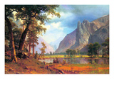 Yosemite Valley Poster von Albert Bierstadt