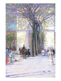 Washington Triumphal Arch in Spring Photographie par Frederick Childe Hassam