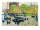 Spring Morning in the Heart of Manhattan Posters par Frederick Childe Hassam