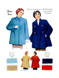 Meet the Spring Breezes in Wrinkle Resistant Sheen Gabardine Toppers Prints by  Fashion Frocks