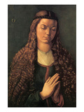 Woman with Curly Hair Posters by Albrecht Durer