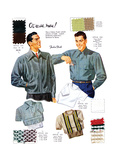 At Ease, Men! Print by  Fashion Frocks