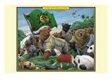 A Sloth of Prolibearean Bears Poster by Richard Kelly