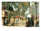 Parisian Street Scene [1] Posters par Frederick Childe Hassam