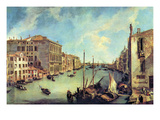 Grand Canal at San Vio Print by Canaletto 