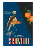 Servido Selected Oranges Posters by  Machirart
