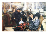 The Last Evening Print by James Tissot