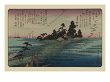 Descending Geese at Haneda Affiche par Ando Hiroshige