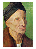 Portrait of Michael Wolgemut Print by Albrecht Durer