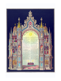 Symbols -Masonic Lord's Prayer Plakat af Huncke Symbols -Masonic Lord's Prayer Plakat af Huncke
