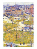 Union Square in Spring Kunstdrucke von Frederick Childe Hassam
